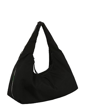 Recycled Poly Parachute Shoulder Bag Hobo