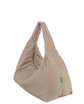 Recycled Poly Parachute Shoulder Bag Hobo