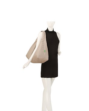 Recycled Poly Parachute Shoulder Bag Hobo