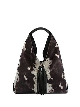 Calf Hair Cow Printed Shoulder Bag