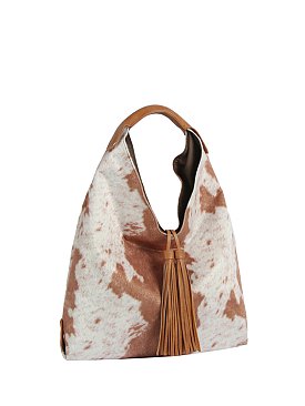 Calf Hair Cow Printed Shoulder Bag