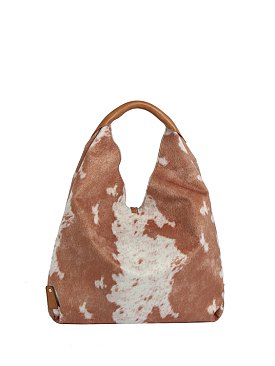 Calf Hair Cow Printed Shoulder Bag
