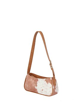 Calf Hair Cow Printed Shoulder Bag