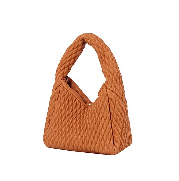Puffy Quilted Crossbody Bag Satchel