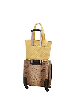 Quilted Travel Tote Bag