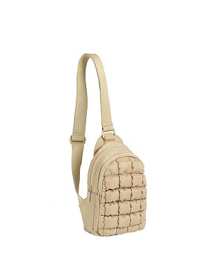 Quilted Design Cute Daily Sling Bag