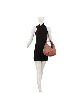Gorgeous Woven Hobo Shoulder Handbag