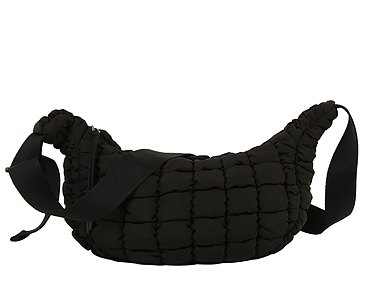 Quilted Puffy Crossbody Bag