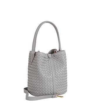 Fashion Woven Bucket Bag Satchel