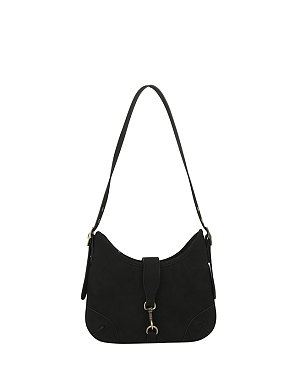 Faux Suede Shoulder Bag