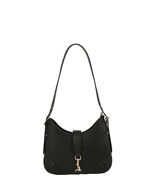 Faux Leather Shoulder Bag