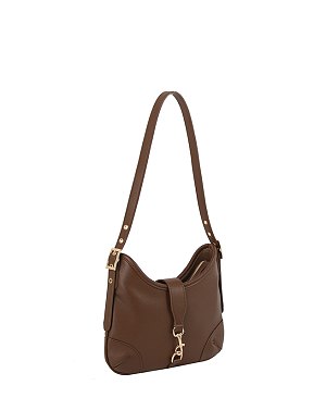 Faux Leather Shoulder Bag