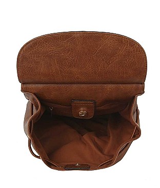 FASHION MODERN TASEEL LEATHER BACKPACK