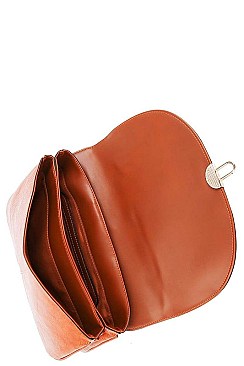 2IN1 DESIGNER CROSS BODY SHOULDER BAG WITH MATCHING WALLET