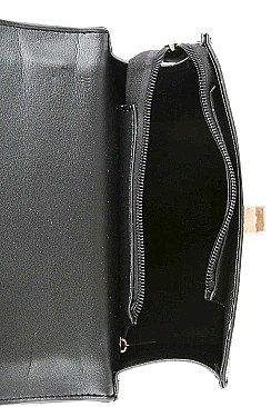MULTI COLOR VIRAGO PYTHON PATTERN CROSSBODY BAG