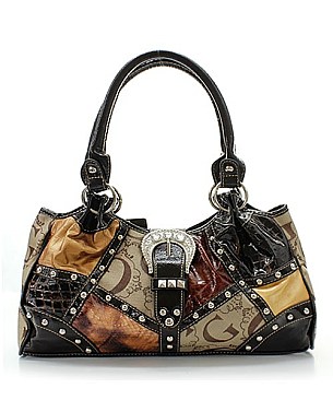 Signature G Style Buckled Handbag