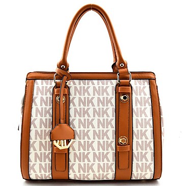 Nina Karina" NK Signature Satchel SET With Wallet