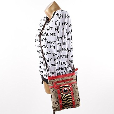 Signature Print Cross Body Bag