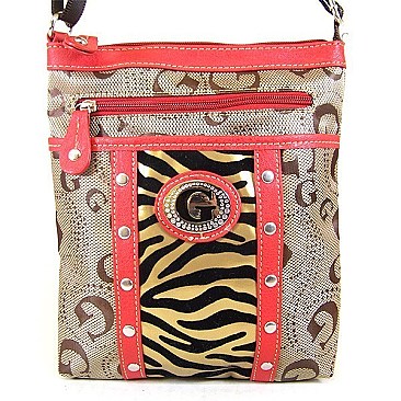 Signature Print Cross Body Bag