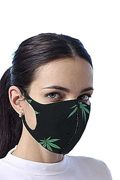FASHION PRINT ANTI DUST REUSABLE FACE MASK