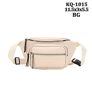 Fashion Multi Pockets Monogram G  Fanny Pack Waist Bag