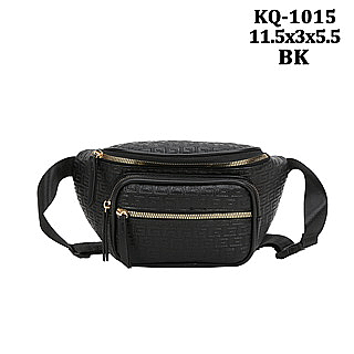 Fashion Multi Pockets Monogram G  Fanny Pack Waist Bag