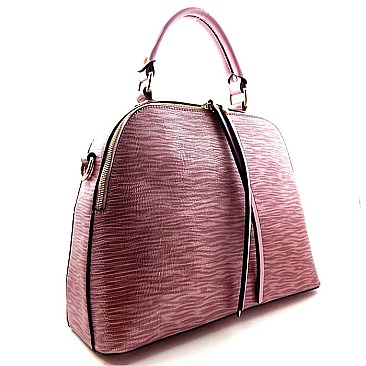 Boutique Quality Textured Round Satchel