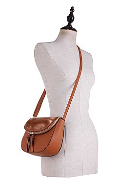 STUD CROSSBODY BAG