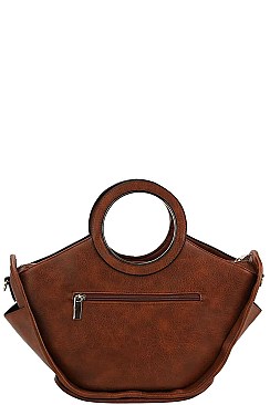SATCHEL WITH LONG STRAP