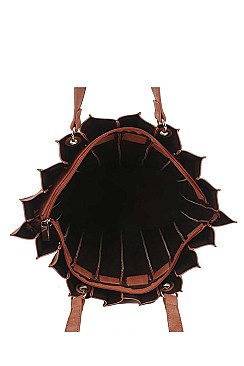 TRENDY 3 IN 1 MULTI FOLDED DESIGN TOTE BAG