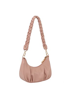 Fashion Braided Strap Hobo Shoulder Bag