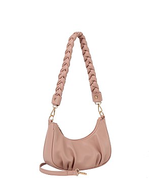Fashion Braided Strap Hobo Shoulder Bag
