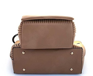 3 IN 1 TRENDY TOTE WITH MINI BAG AND CLUTCH SET