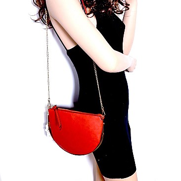 L0142-LP Unique Metal Frame Handle 2 Way Carry Bag Cross Body