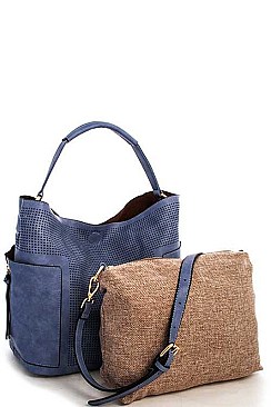 2in1 Satchel with Long Strap