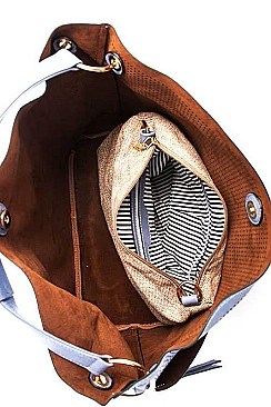 2in1 Satchel with Long Strap