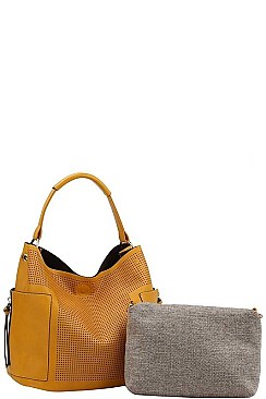2in1 Satchel with Long Strap