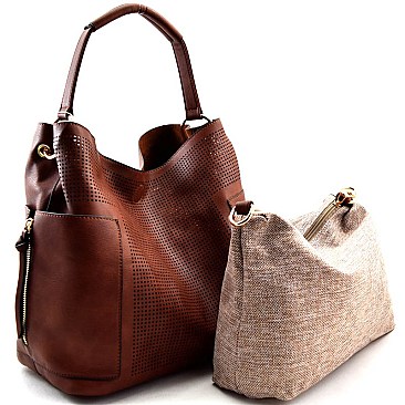LB105-LP Laser-cut 2 in 1 Pocket Hobo