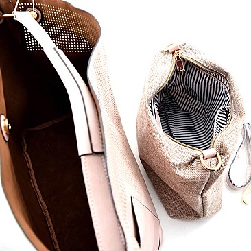 LB105-LP Laser-cut 2 in 1 Pocket Hobo