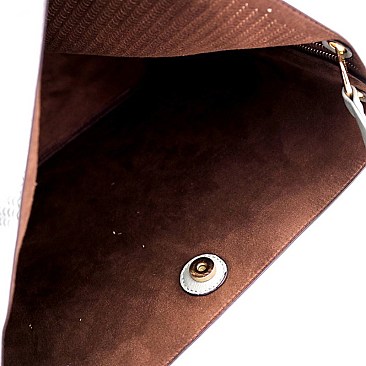 Fashionable Perforated 2 in 1 Side Pocket Hobo MH-LBB105