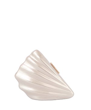 Shell Shaped Marble Clutch Evening Bag