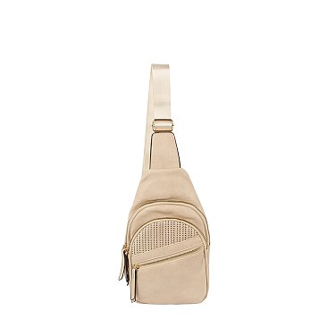 Laser Cut Printed Sling Bag