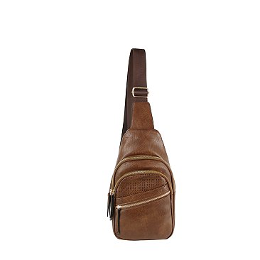 Laser Cut Printed Sling Bag