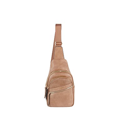 Laser Cut Printed Sling Bag
