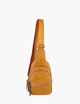 Laser Cut Printed Sling Bag