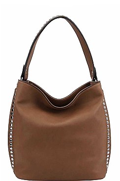 SIDE STUDDED HOBO BAG