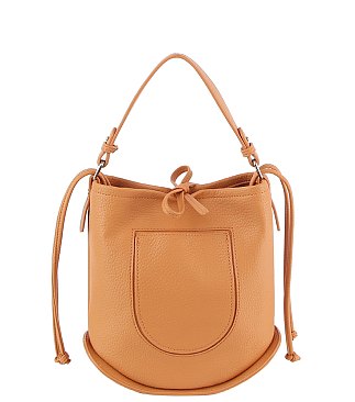 Fashion Drawstring Bucket Crossbody Bag