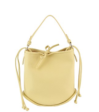 Fashion Drawstring Bucket Crossbody Bag