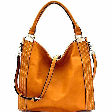 Stitched Detail 2-Way Hobo MH-LDG001