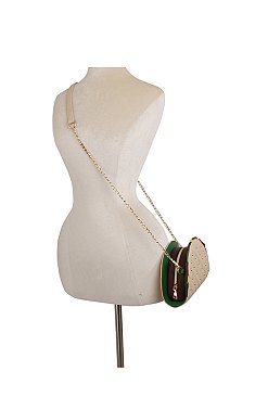 Studded Taco Clutch Crossbody Bag